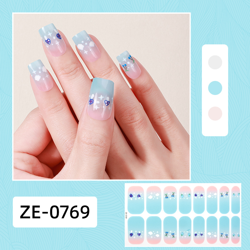 16 sztuk naklejek na paznokcie – Full Cover Adhesive recenzja i cena